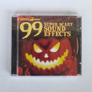 Drew's Famous 99 Super Scary Sound Effects CD Tested/works Tub19